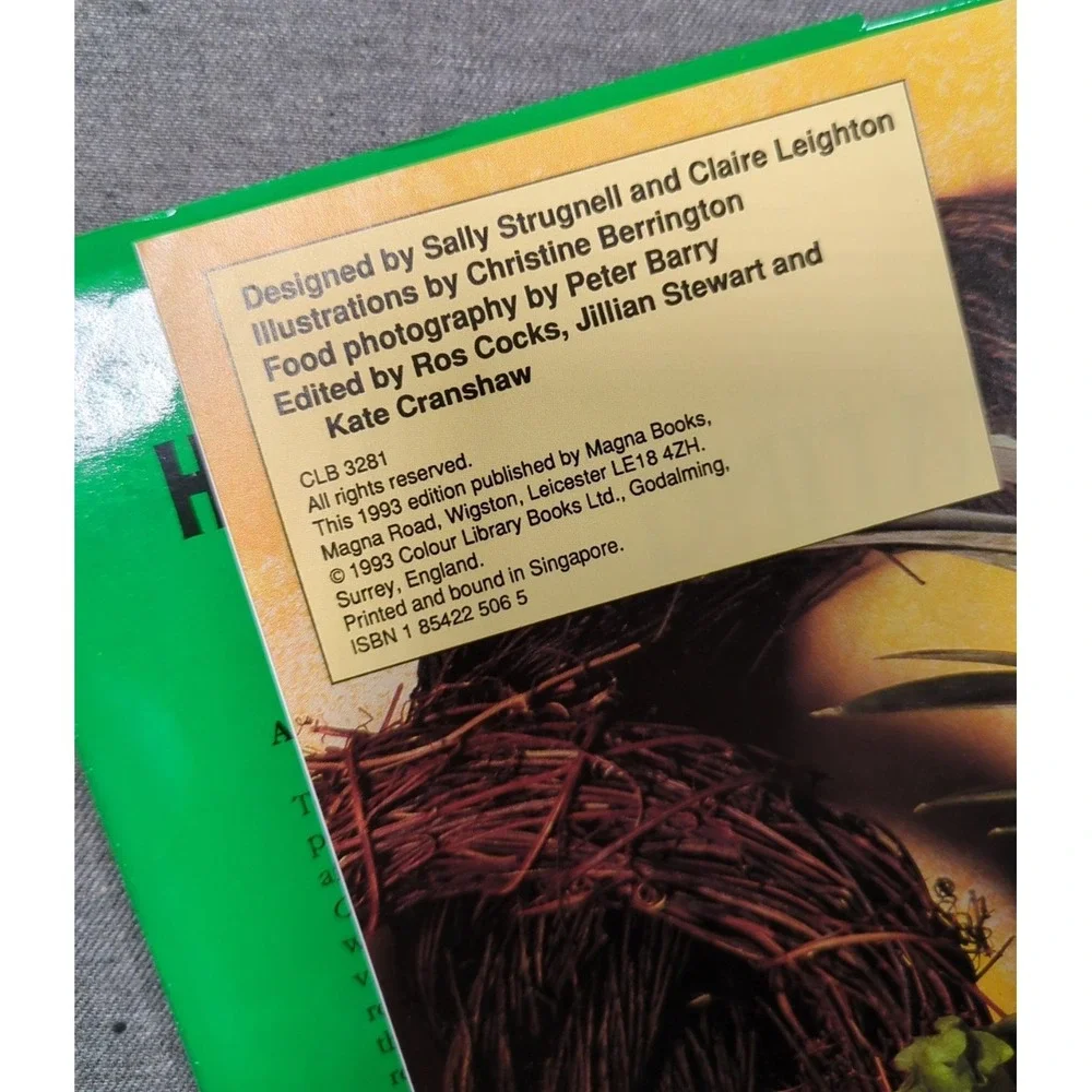 1993 Healthy Eating Cookbook A Magna All-Color‎ VTG English Cookbook Hardcover